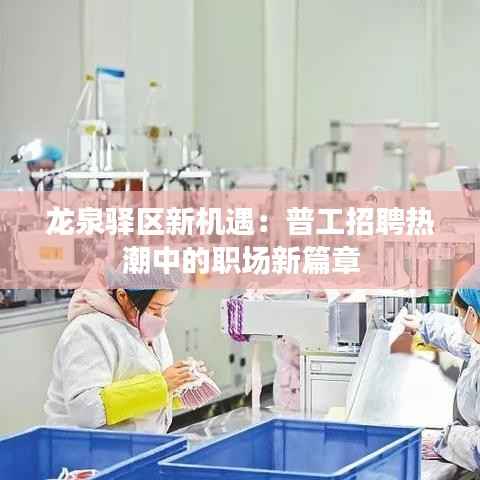 龙泉驿区新机遇：普工招聘热潮中的职场新篇章