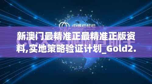 新澳门最精准正最精准正版资料,实地策略验证计划_Gold2.247