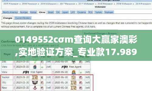 0149552cσm查询大赢家澳彩,实地验证方案_专业款17.989