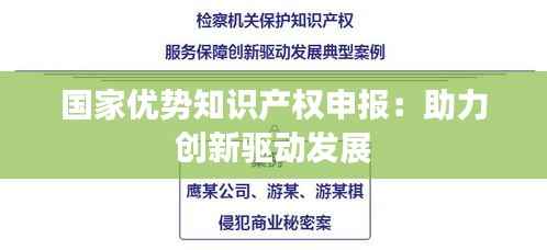 国家优势知识产权申报：助力创新驱动发展