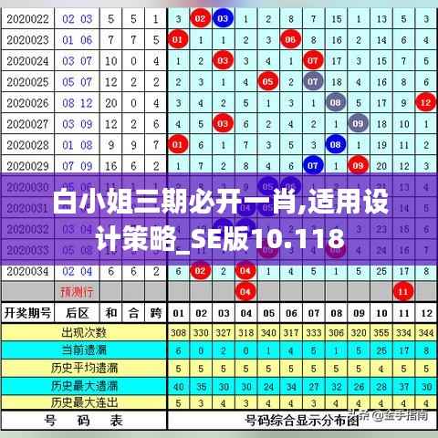 白小姐三期必开一肖,适用设计策略_SE版10.118