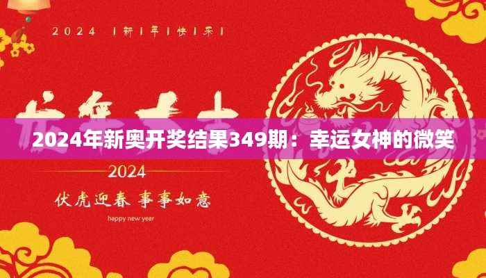 2024年新奥开奖结果349期：幸运女神的微笑