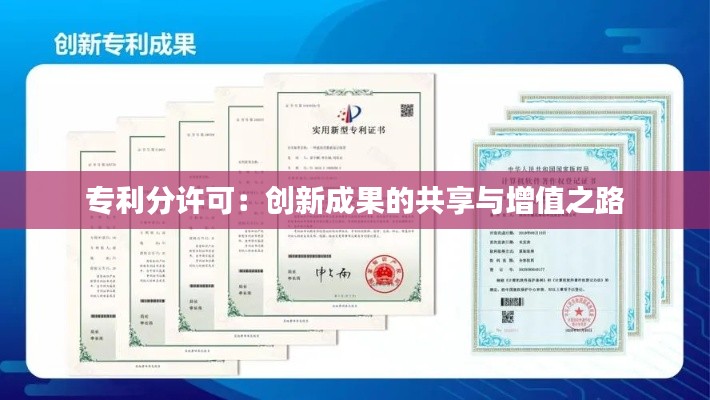 专利分许可：创新成果的共享与增值之路