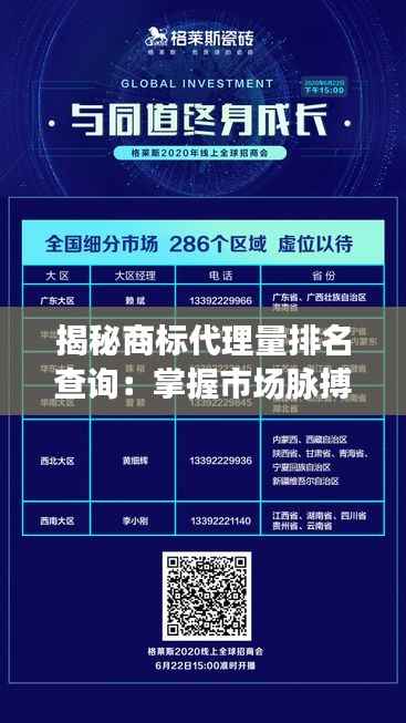 揭秘商标代理量排名查询：掌握市场脉搏，助力品牌发展