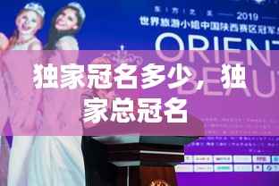 独家冠名多少，独家总冠名 