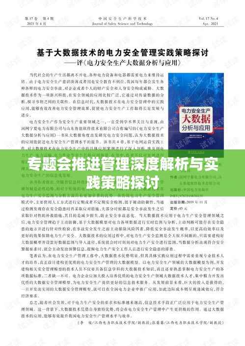 专题会推进管理深度解析与实践策略探讨
