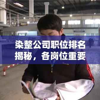 染整公司职位排名揭秘,各岗位重要性解析