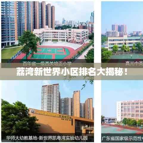 荔湾新世界小区排名大揭秘！