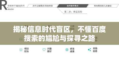 揭秘信息时代盲区，不懂百度搜索的尴尬与探寻之路