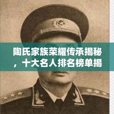 陶氏家族荣耀传承揭秘，十大名人排名榜单揭晓！