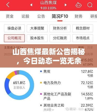 山西焦煤最新公告揭秘，今日动态一览无余