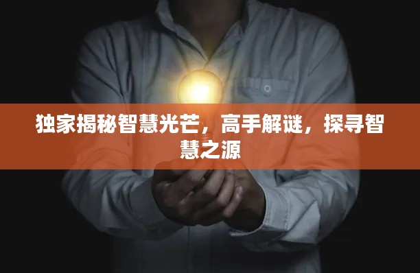 独家揭秘智慧光芒，高手解谜，探寻智慧之源